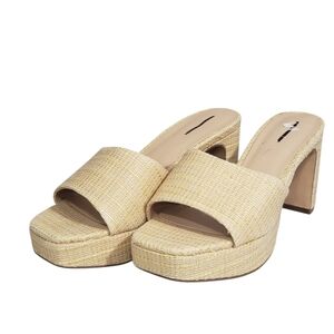 Ann Taylor Platform Mule Sandals